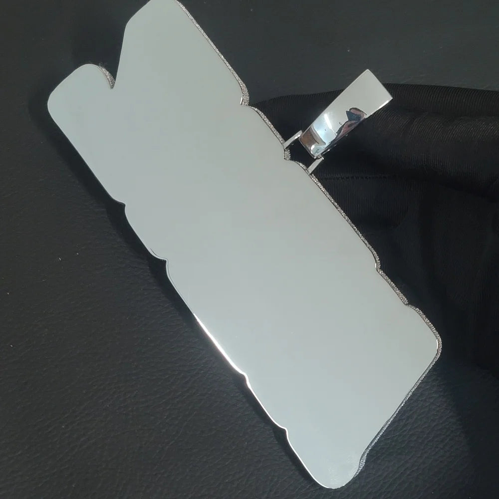 Iced Out Big Baguette Custom Letter Pendant