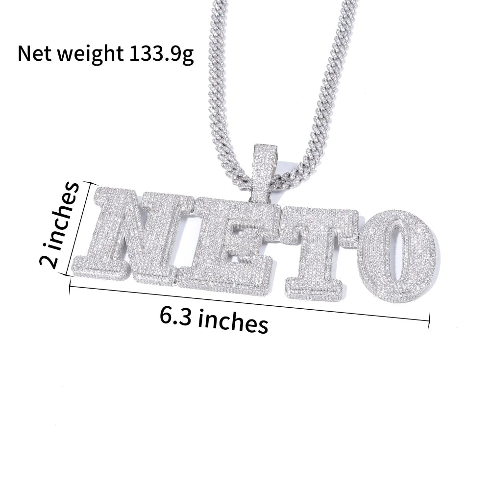 Custom Pave Iced Out Pendant