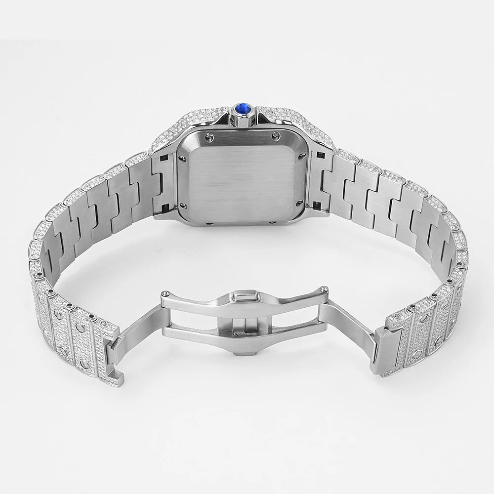 Iced Out High-End Square Watch