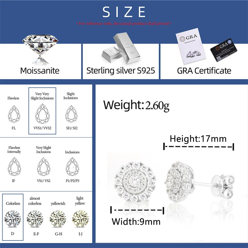 Iced Out Stud Earrings