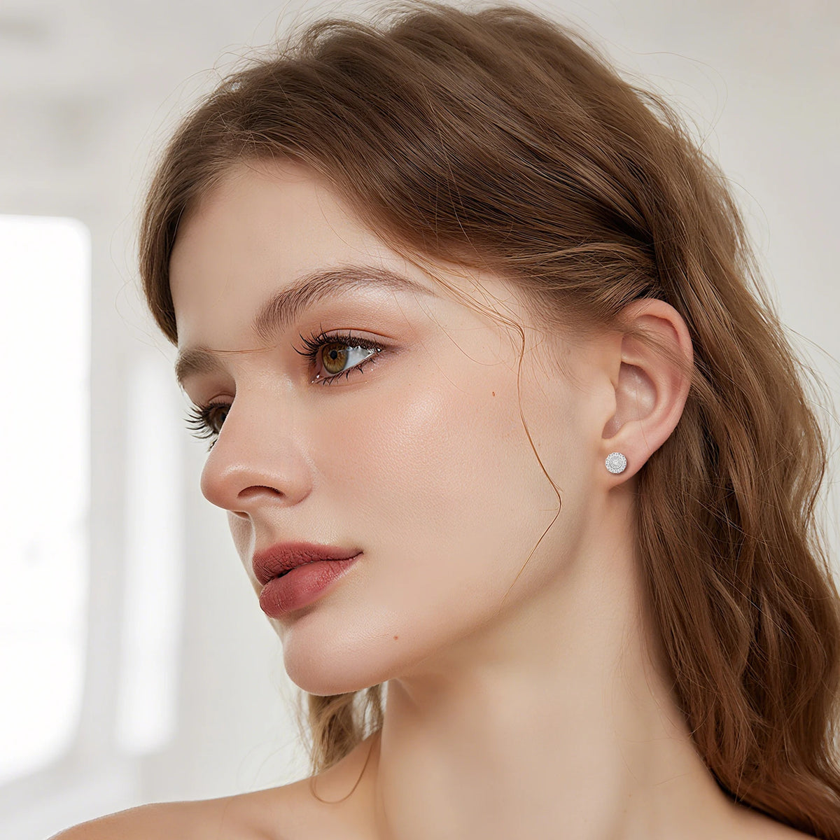 Iced Out Stud Earrings