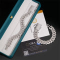 15mm Iced Out Diamonds Cuban Link Chain