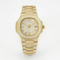 Iced Out Stainless Steel Mechanical Watch