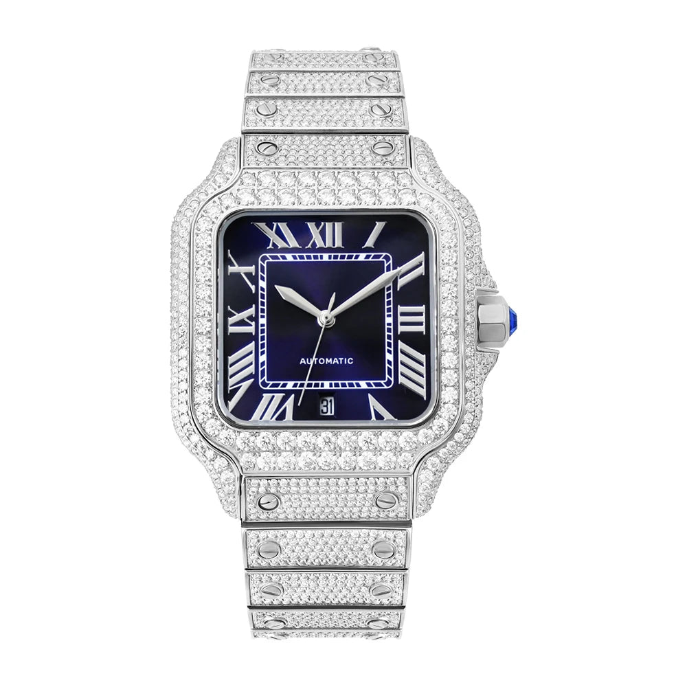Iced Out Diamond Automatic Watch