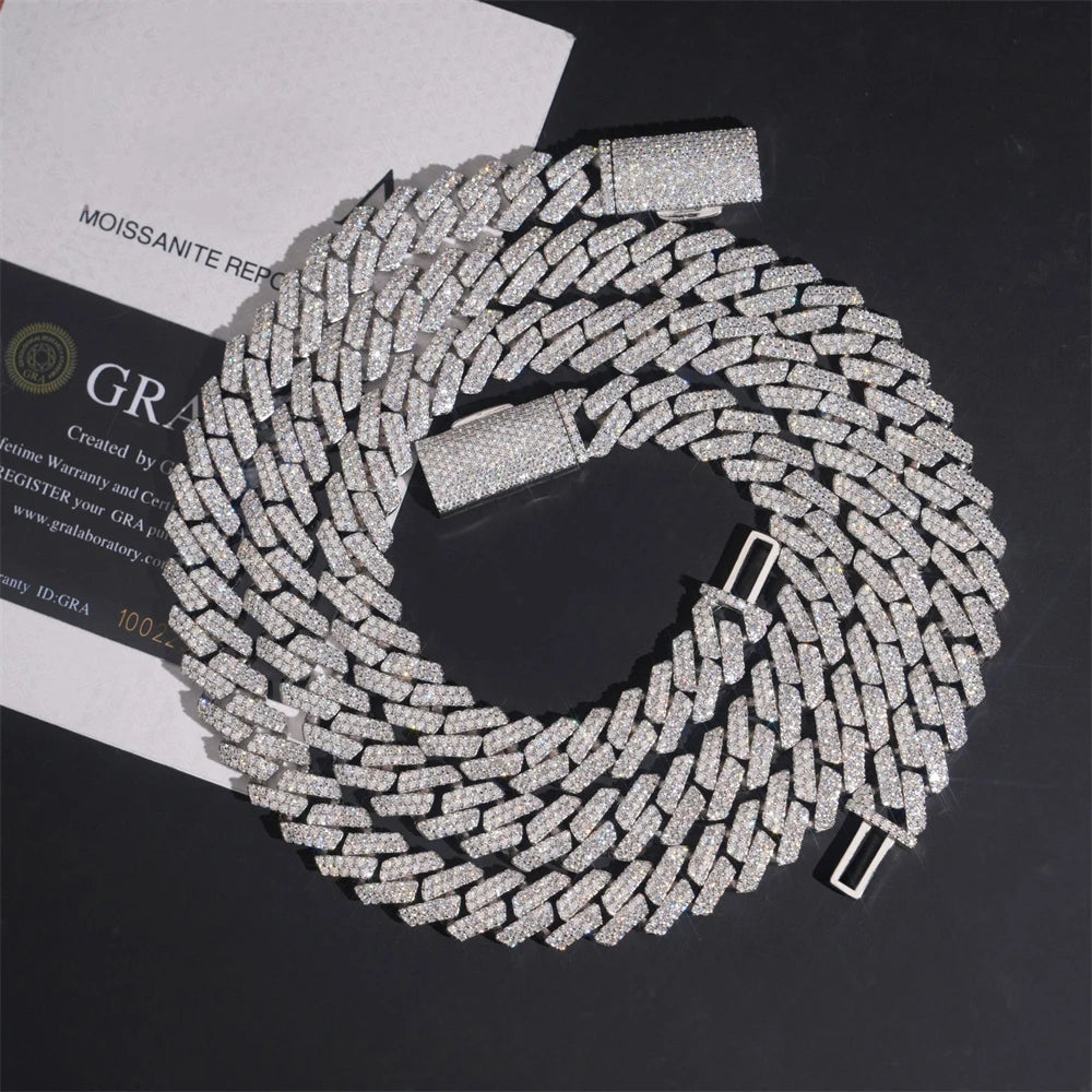 13mm Iced Out Cuban Link Chain