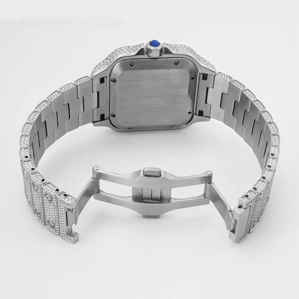 Iced Out Diamond Automatic Watch
