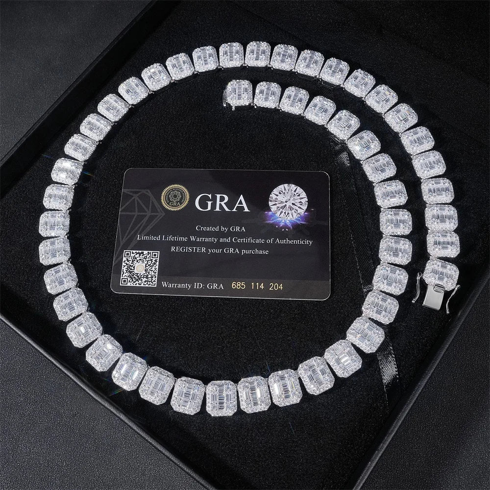 20mm Moissanite Cuban Link Chain