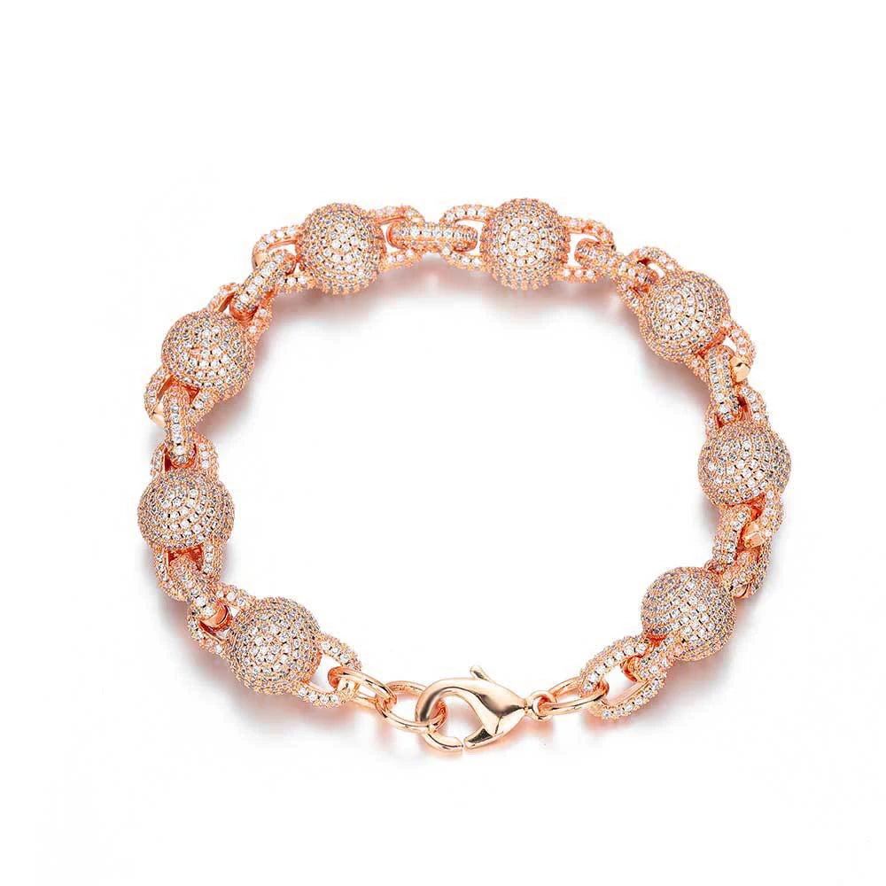 10.5mm Iced Out Ball Chain