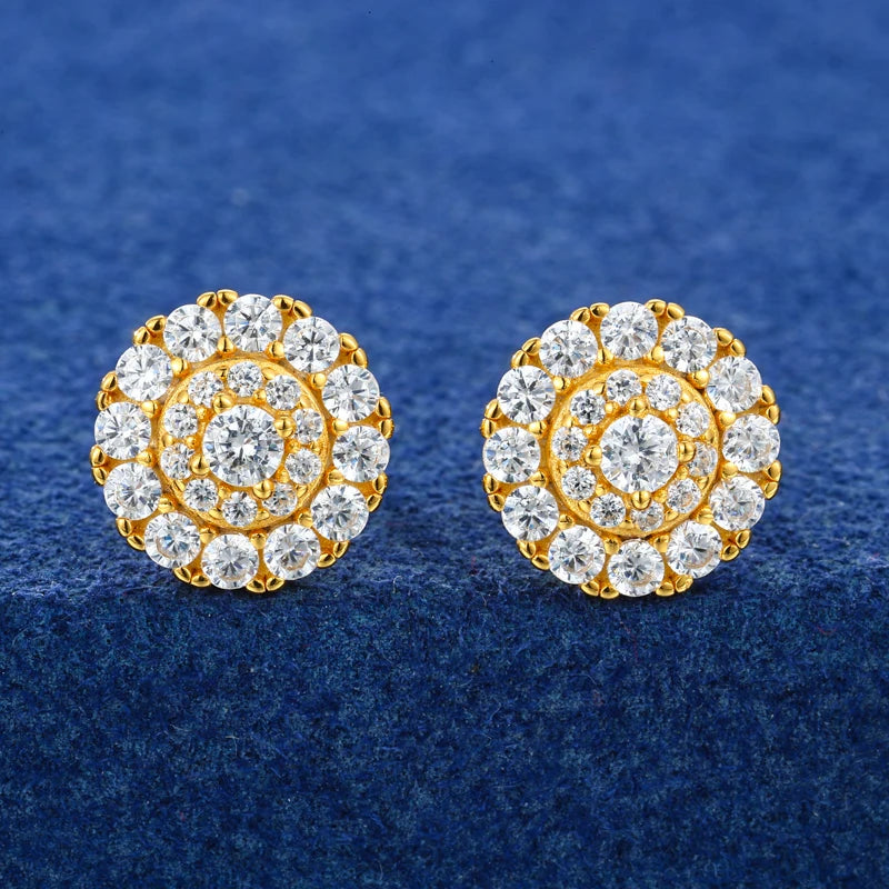 Iced Out Stud Earrings