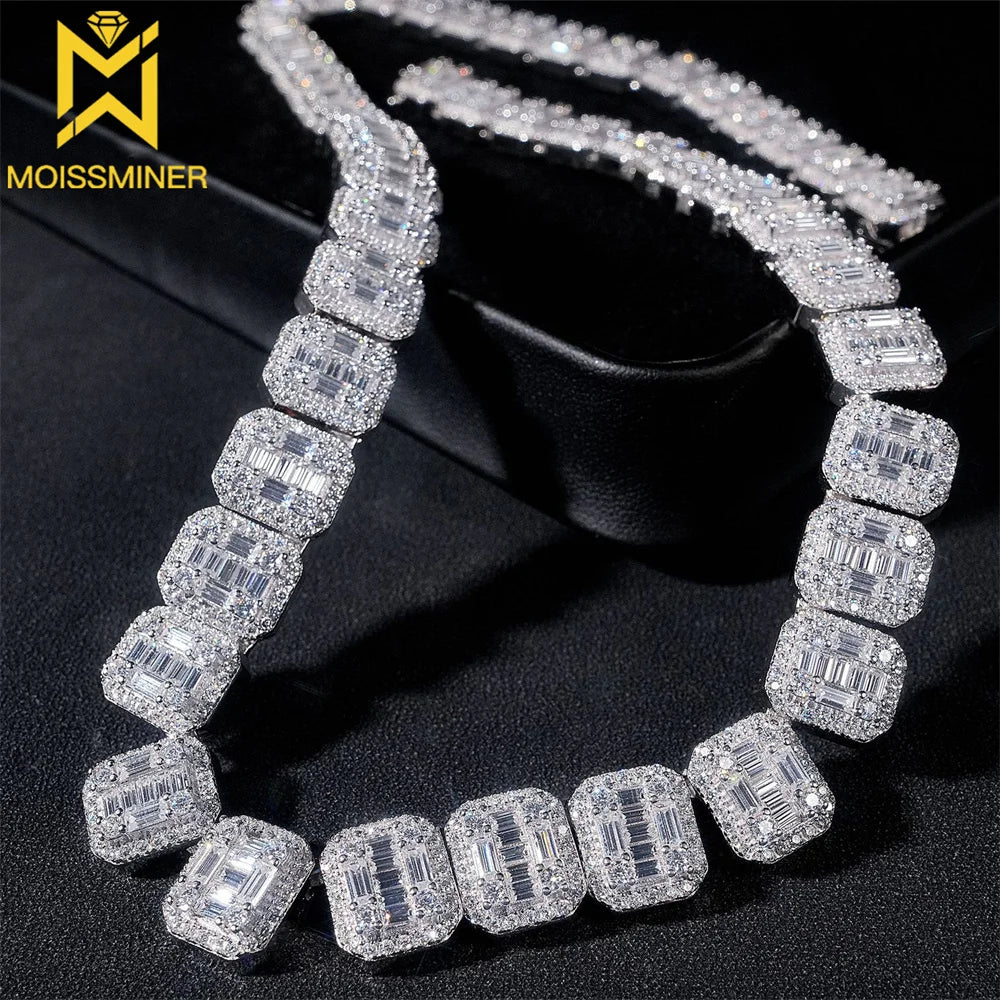 20mm Moissanite Cuban Link Chain